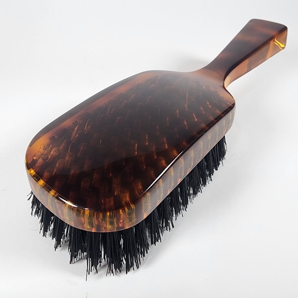 Rectangular Boar Bristle Hairbrush - 6.8 x 1.8 in. - Cellulose Acetate Handles - Picture 6 of 10